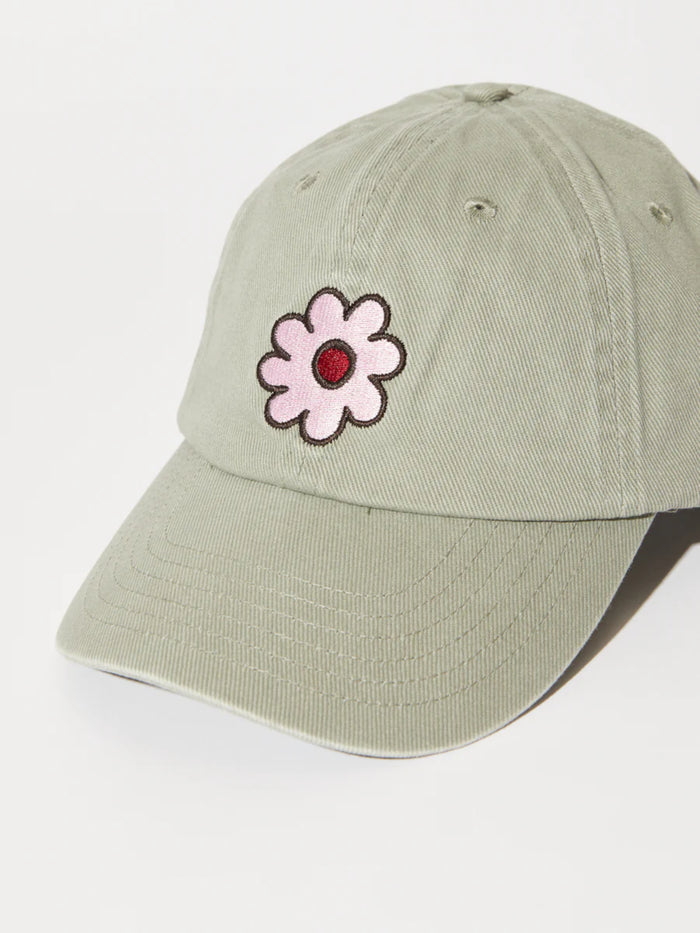 Flower - Organic Hemp 6 Panel Cap | Olive-Image 4