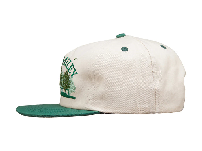 Fort Miley Snapback Hat - Off White / Green