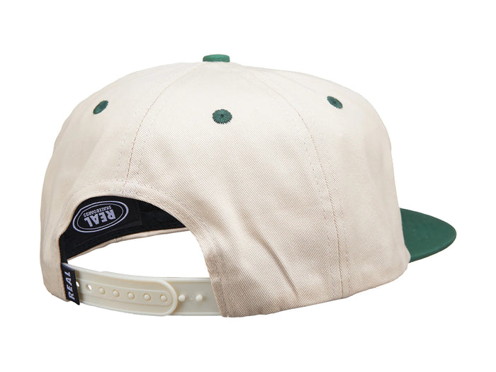 Fort Miley Snapback Hat - Off White / Green