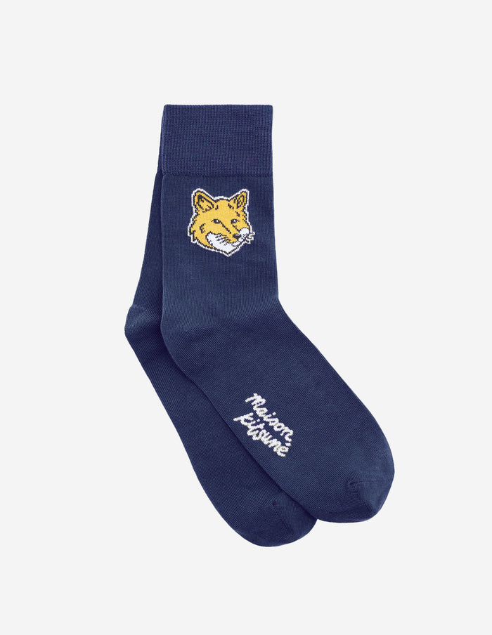 Fox Head Socks Ink Blue