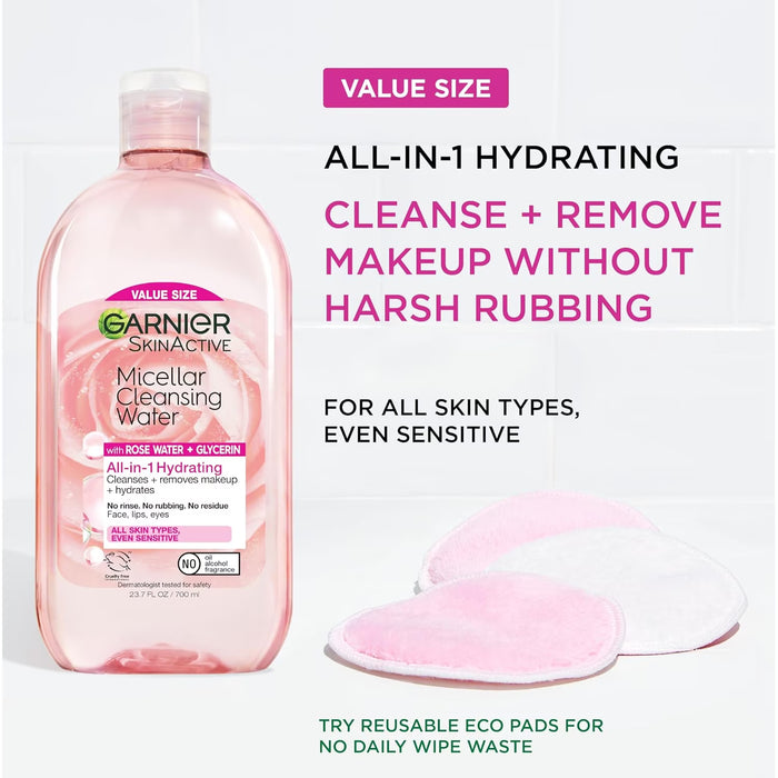 Garnier SkinActive Micellar Rose Water - 23.7 oz - 6 Pack