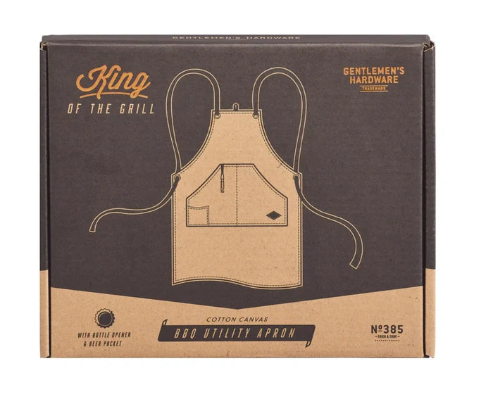 GENTLEMEN'S BBQ Utility Apron & Opener