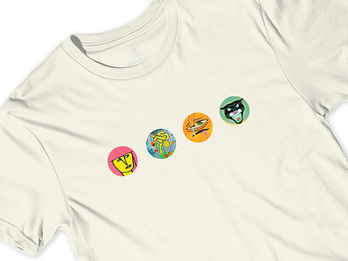 Girl - Legends Heads T-Shirt - Cream