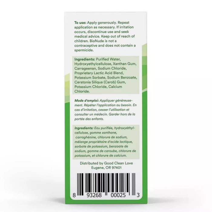 Good Clean Love BioNude Water-Based Personal Lubricant - 3 oz - 24 Pack
