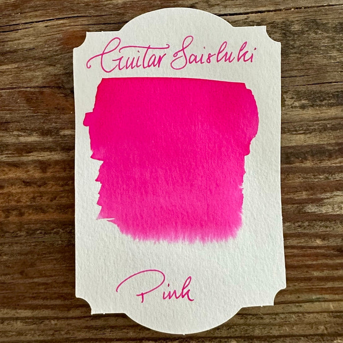 Guitar Saishiki Fountain Pen Ink - Pink