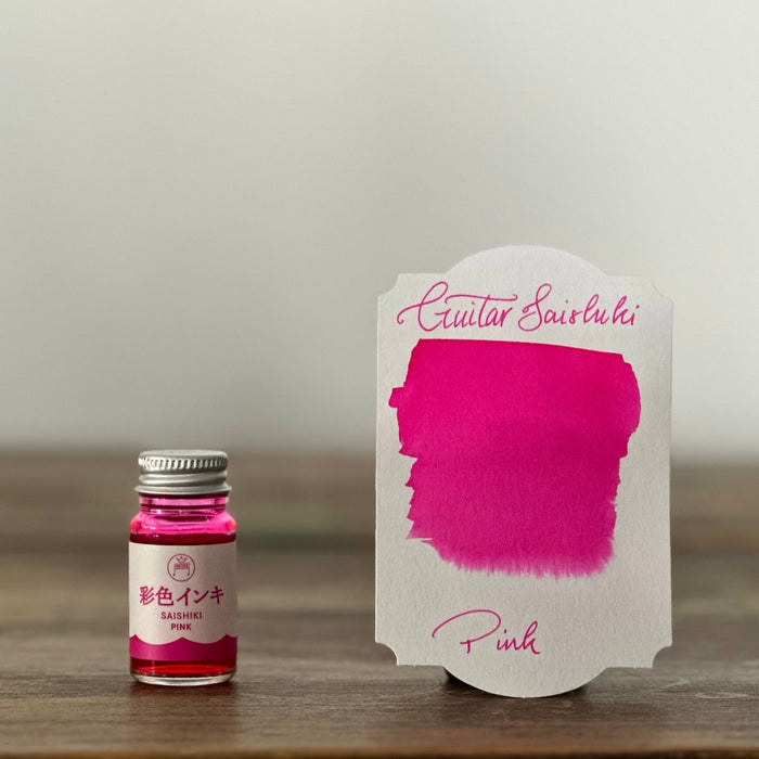 Guitar Saishiki Fountain Pen Ink - Pink