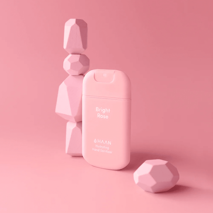 Haan Hand Sanitizer Bright Rose 30ml - Beauty Tribe