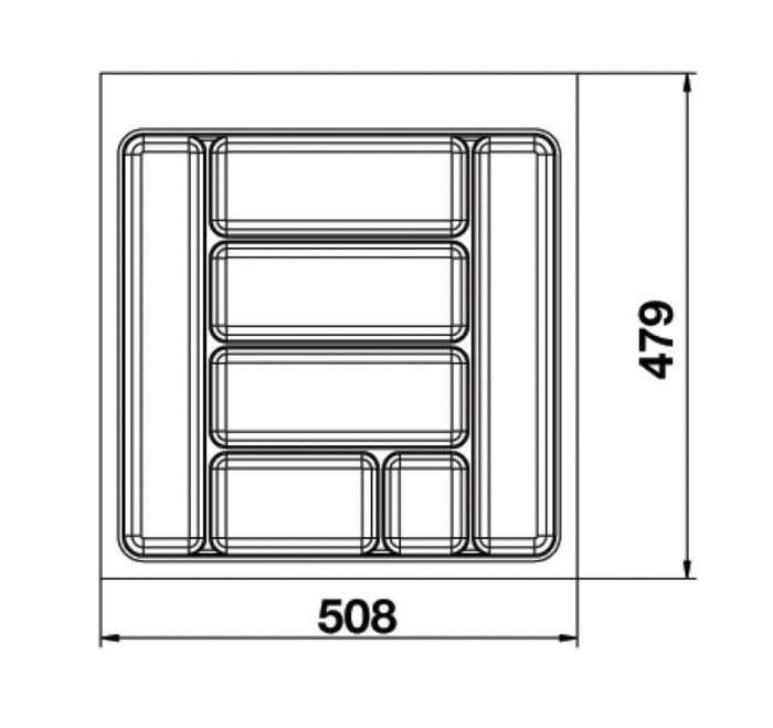 Hafele Smart MX Cutlery Tray Drawer Insert