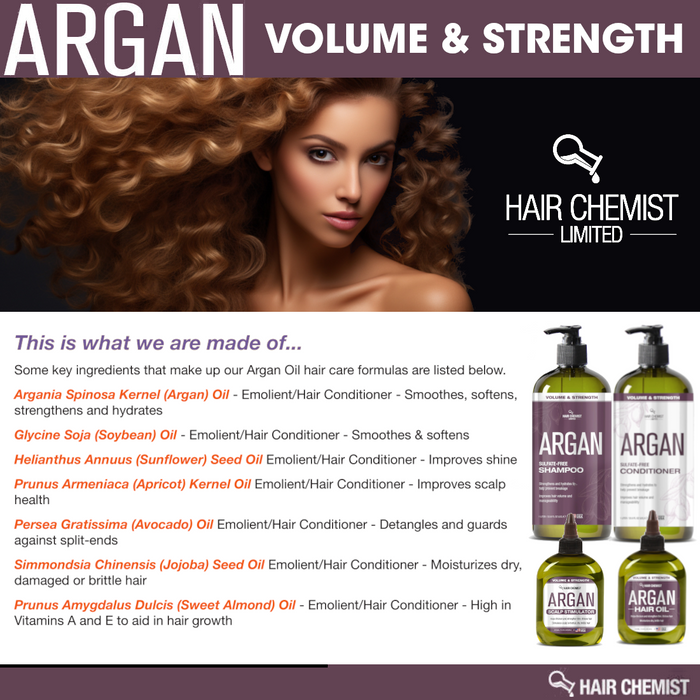 Hair Chemist Volume & Strength Sulfate-Free Argan Conditioner 33.8 oz.