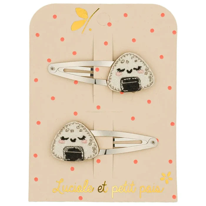 Hair Clips - Nori the Nigiri  - Set Of 2