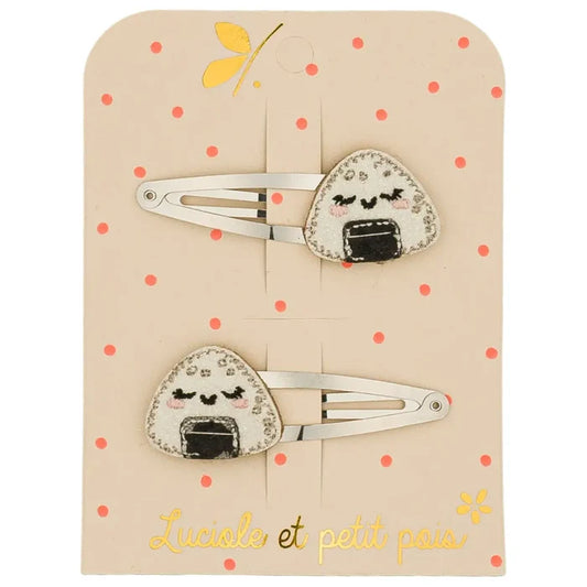 Hair Clips - Nori the Nigiri  - Set Of 2