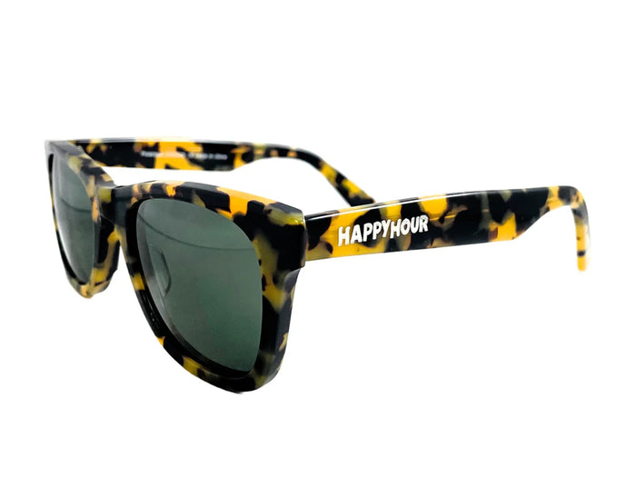Happy Hour - Dylan Sunglasses - Tortoise Gloss / Premium Acetate