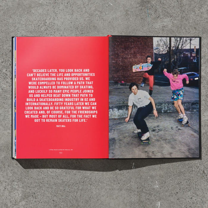Hardcore - 50 Years Of Skateboarding In Australia Hardcover Book