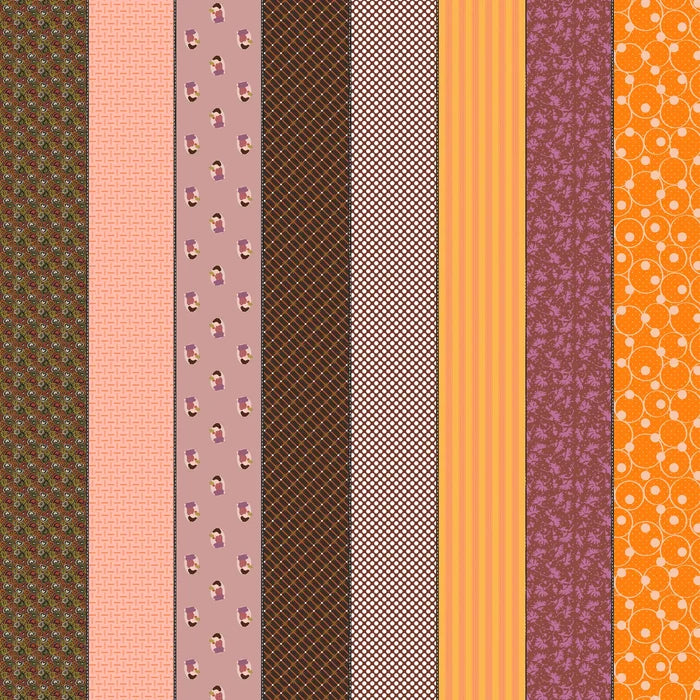 Hazel 18291 11 (F3226)- Gathered Lollie- Fat Quarter