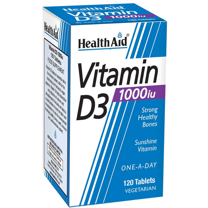 HealthAid Vitamin D3 1000iu Tablet Pack of 120 (T)