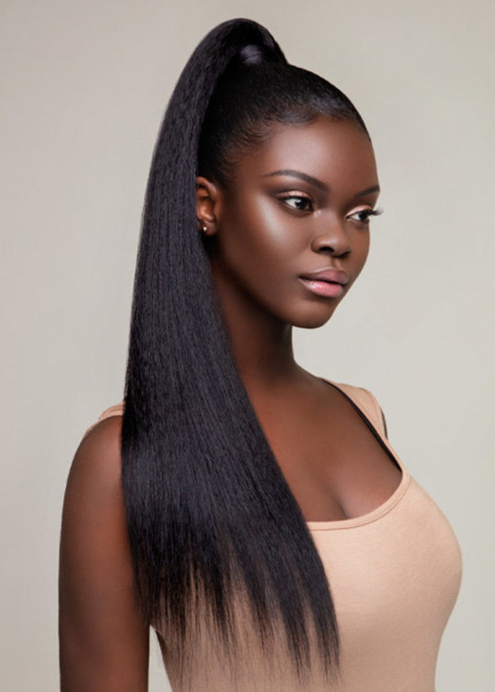 Heatsafe Ponytail - Kink 24"