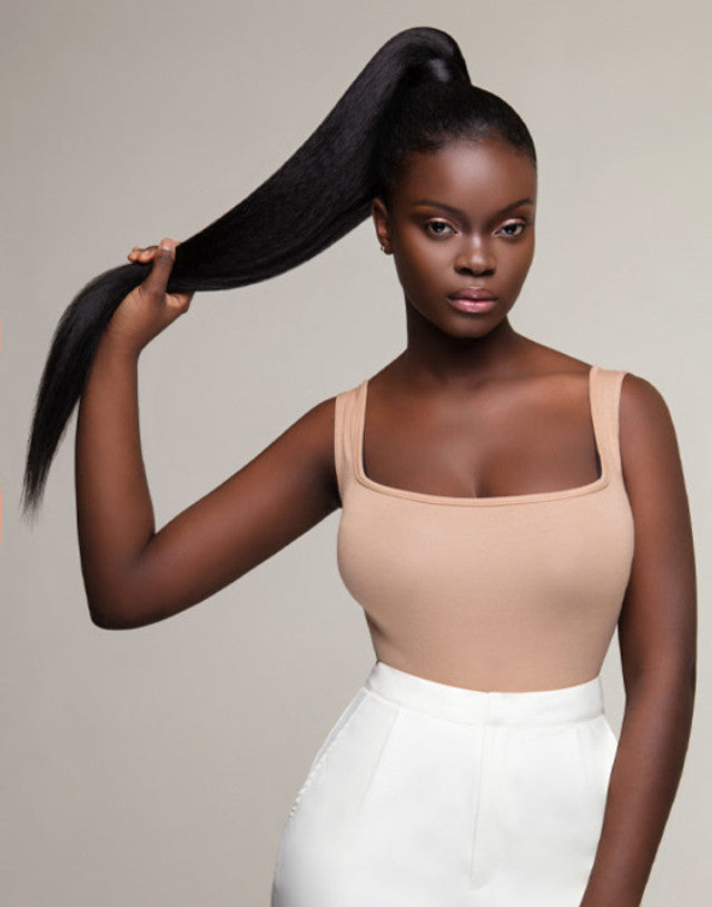 Heatsafe Ponytail - Kink 24"