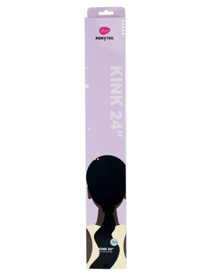 Heatsafe Ponytail - Kink 24"