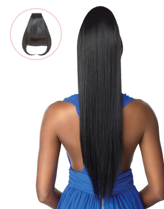Heatsafe Ponytail with Bang Cami 30"