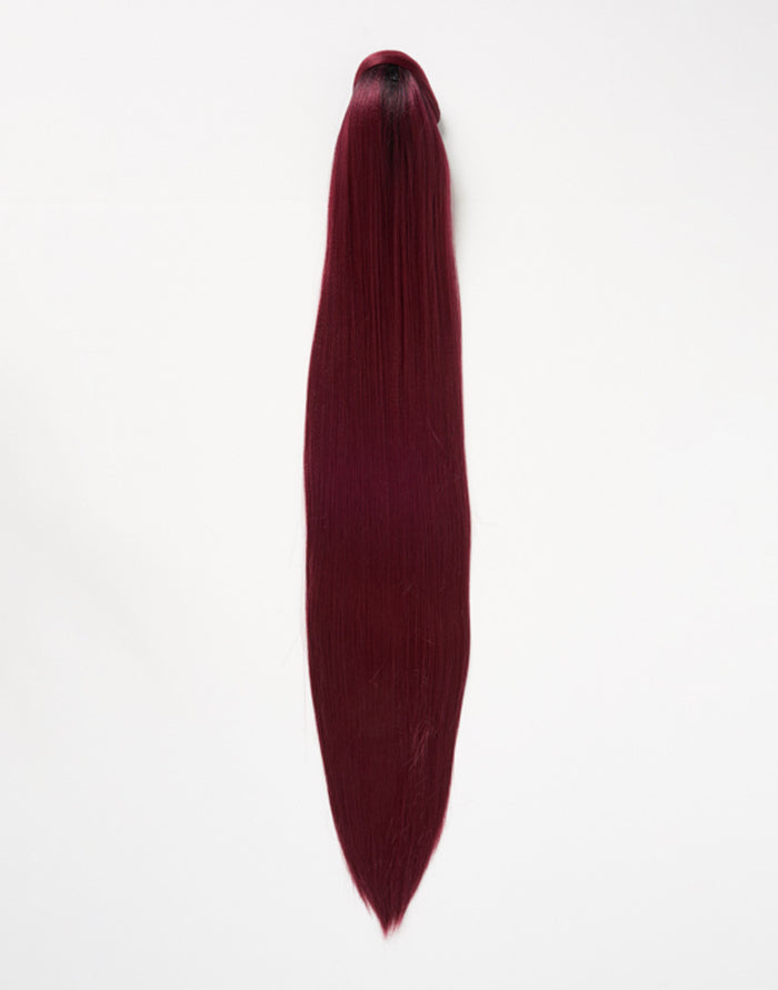 Heatsafe Ponytail with Bang Cami 30"