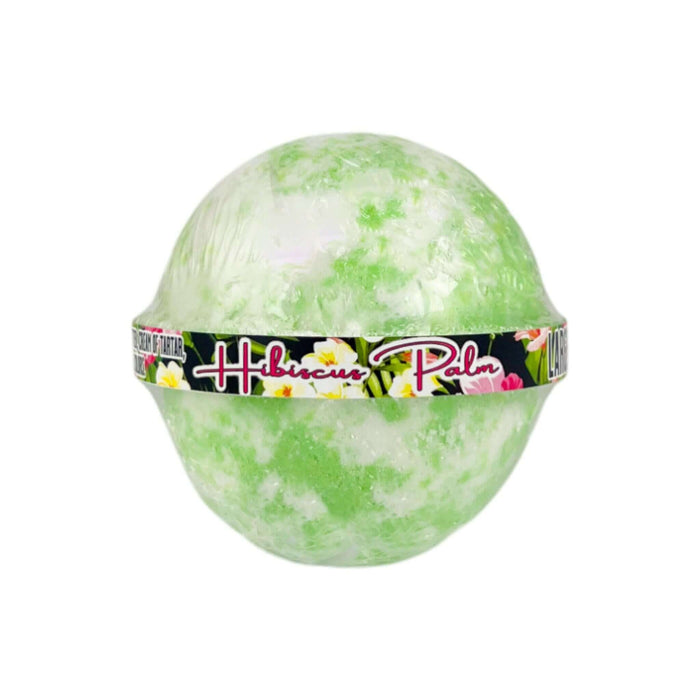Hibiscus Palm Bath Bomb -Large - Old Town Soap Co.