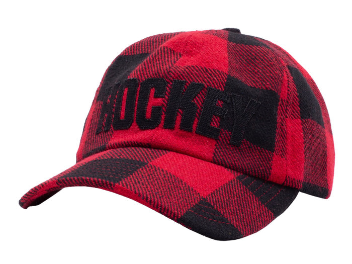 Hockey - Plaid Hockey Cap - Red