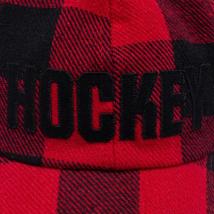 Hockey - Plaid Hockey Cap - Red
