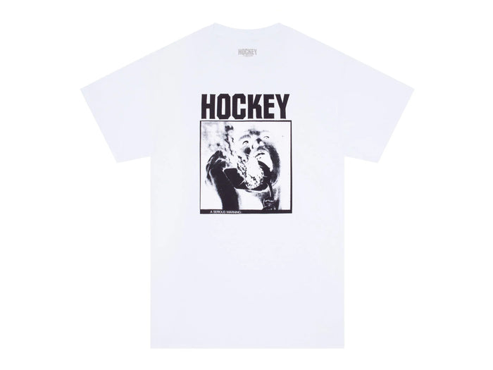 Hockey - Serious Warning T-Shirt - White