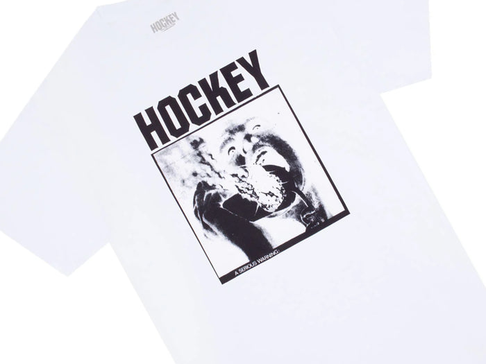 Hockey - Serious Warning T-Shirt - White