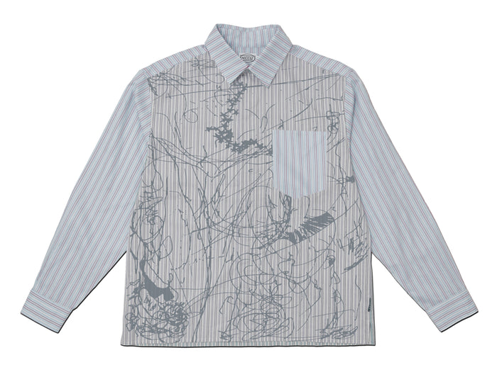 Hoddle - Resonance Stripe Long Sleeve Shirt