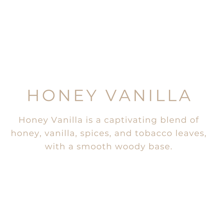 Honey Vanilla - 16 oz Clear Jar