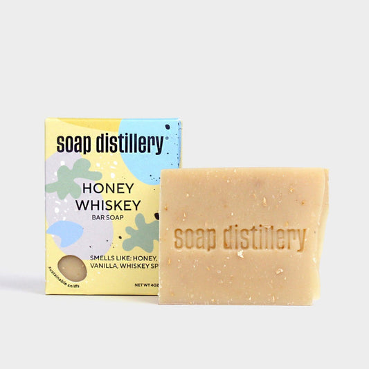 Soap Distillery Honey Whiskey Bar Soap