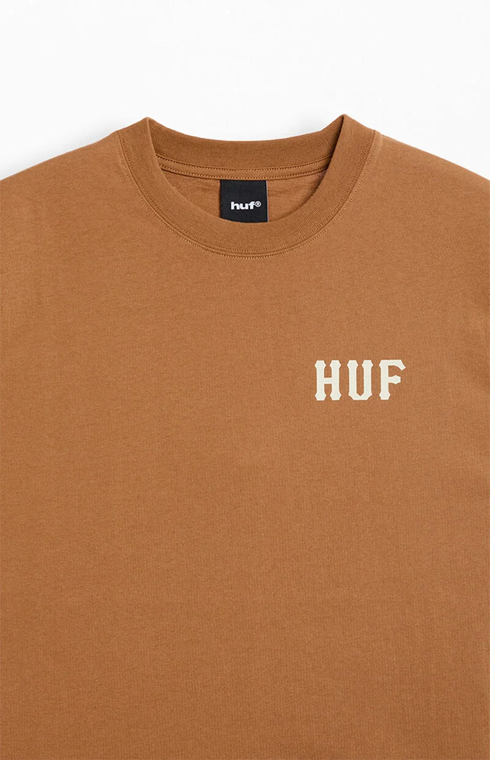 Huf - Classic H T-Shirt - Brown Sugar / Cream
