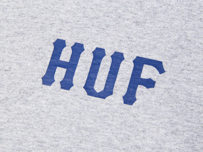 Huf - Classic H T-Shirt - Heather Grey / Navy