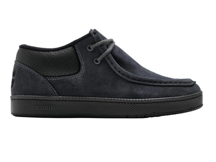 I-Path - Cats -  Charcoal Suede / Perforated Black Leather