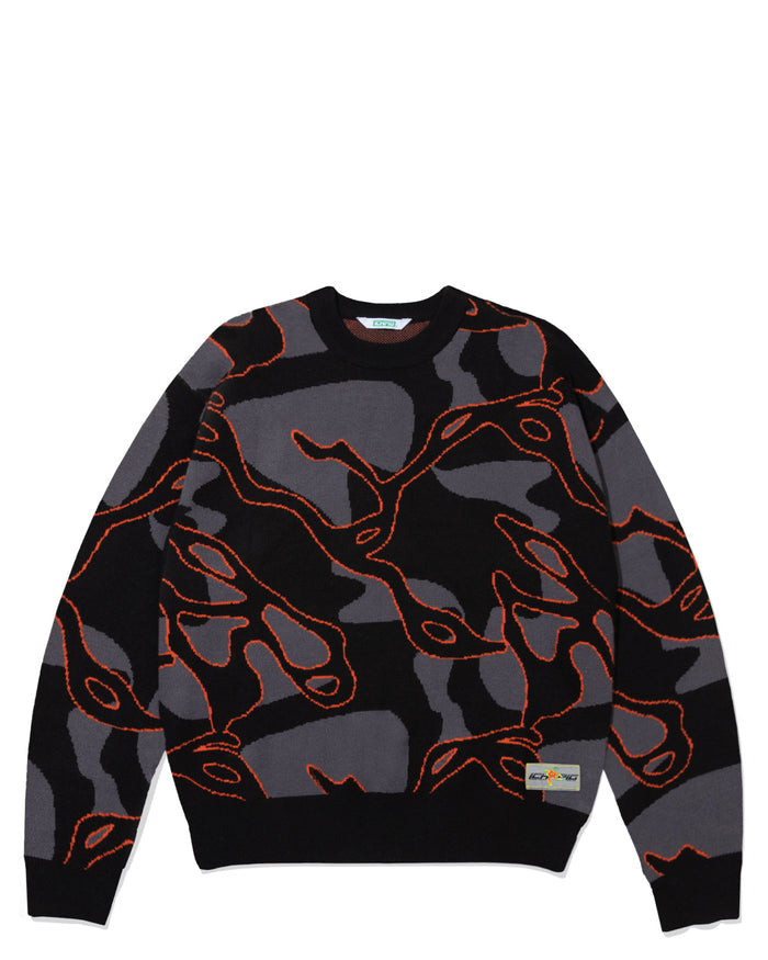 Ichpig - Breaker Knitted Crew - Infrared