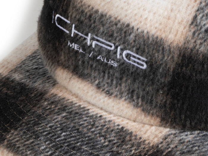 Ichpig - Checkline Strapback Hat - Cream Plaid