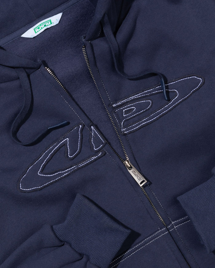 Ichpig - Optic Zip-Up Hood - Ink