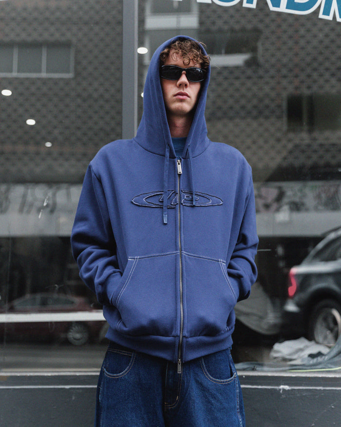 Ichpig - Optic Zip-Up Hood - Ink