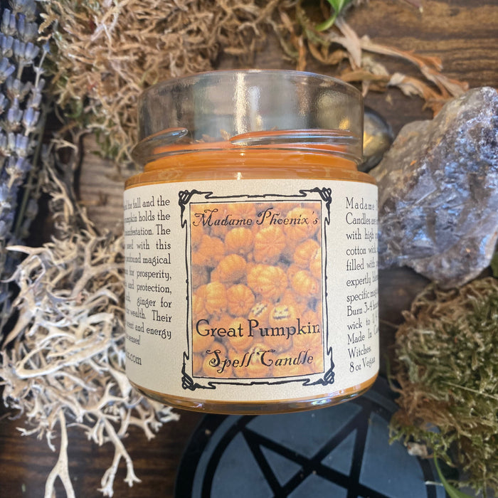 Pumpkin Prosperity Harvest Blessing Candle - Great Pumpkin