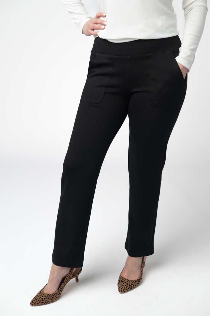 IN STOCK Scuba Ankle Bottoms- Black