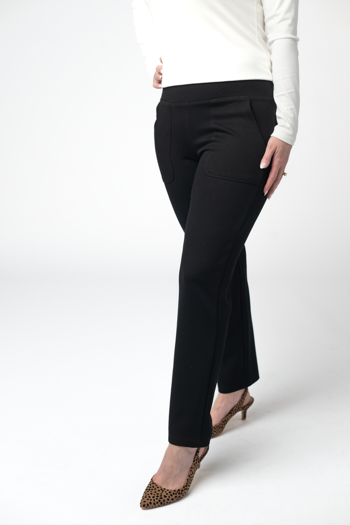 IN STOCK Scuba Ankle Bottoms- Black