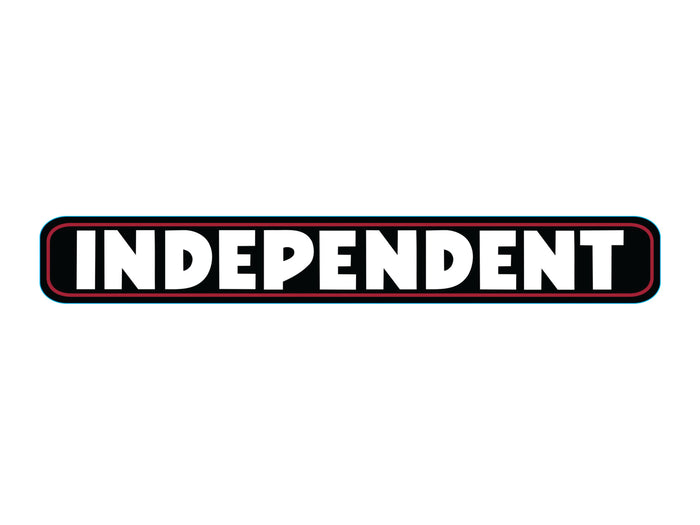 Independent - Bar Logo 36" Ramp Sticker - Black