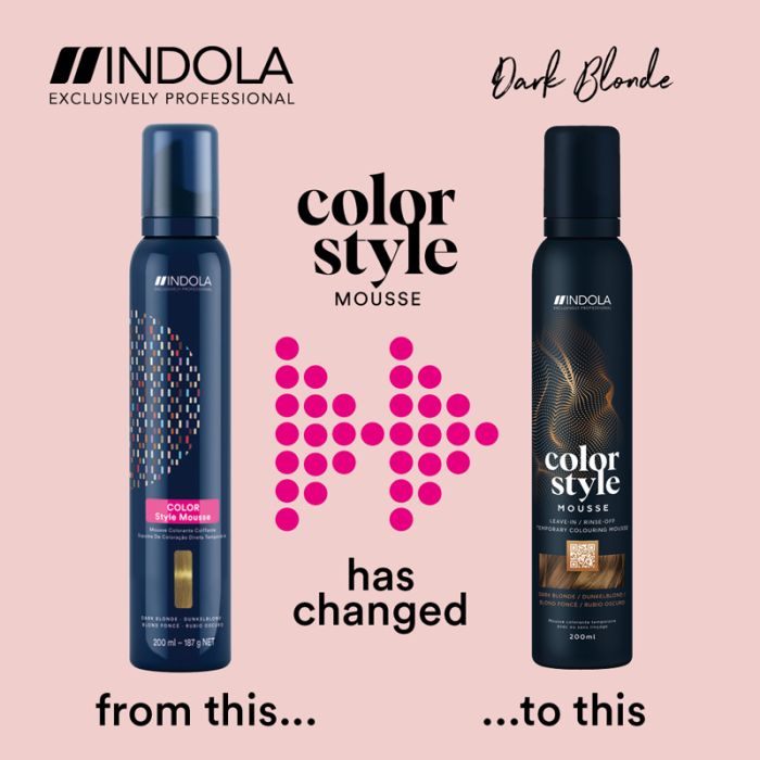 Indola Professional Color Style Mousse 200ml - Honey Blonde