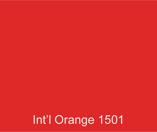 Reddish orange color swatch for matching ISO NPG high quality polyester gel coat.
