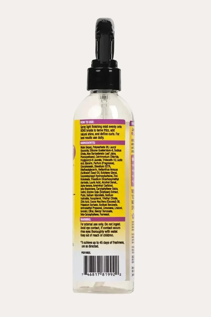 JAMAICAN MANGO & LIME BOHO GLOW LIGHTWEIGHT FINISHING MIST 8oz