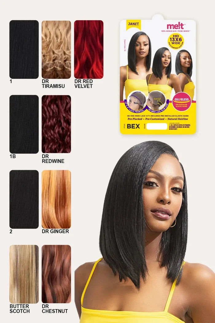 JANET MELT HD 13X6 LACE WIG -  BEX JANET