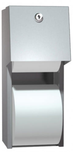JD MACDONALD 10-0030 Double Toilet Roll Dispenser Hide-A-Roll