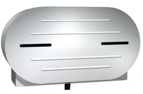 JD MACDONALD 10-0040 Double Jumbo Toilet Roll Dispenser