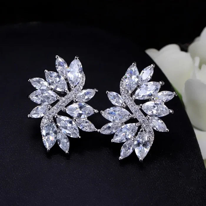 Wedding Jewelry - Cubic Zirconia Bridal Jewelry Set - Available in Silver and Rose Gold